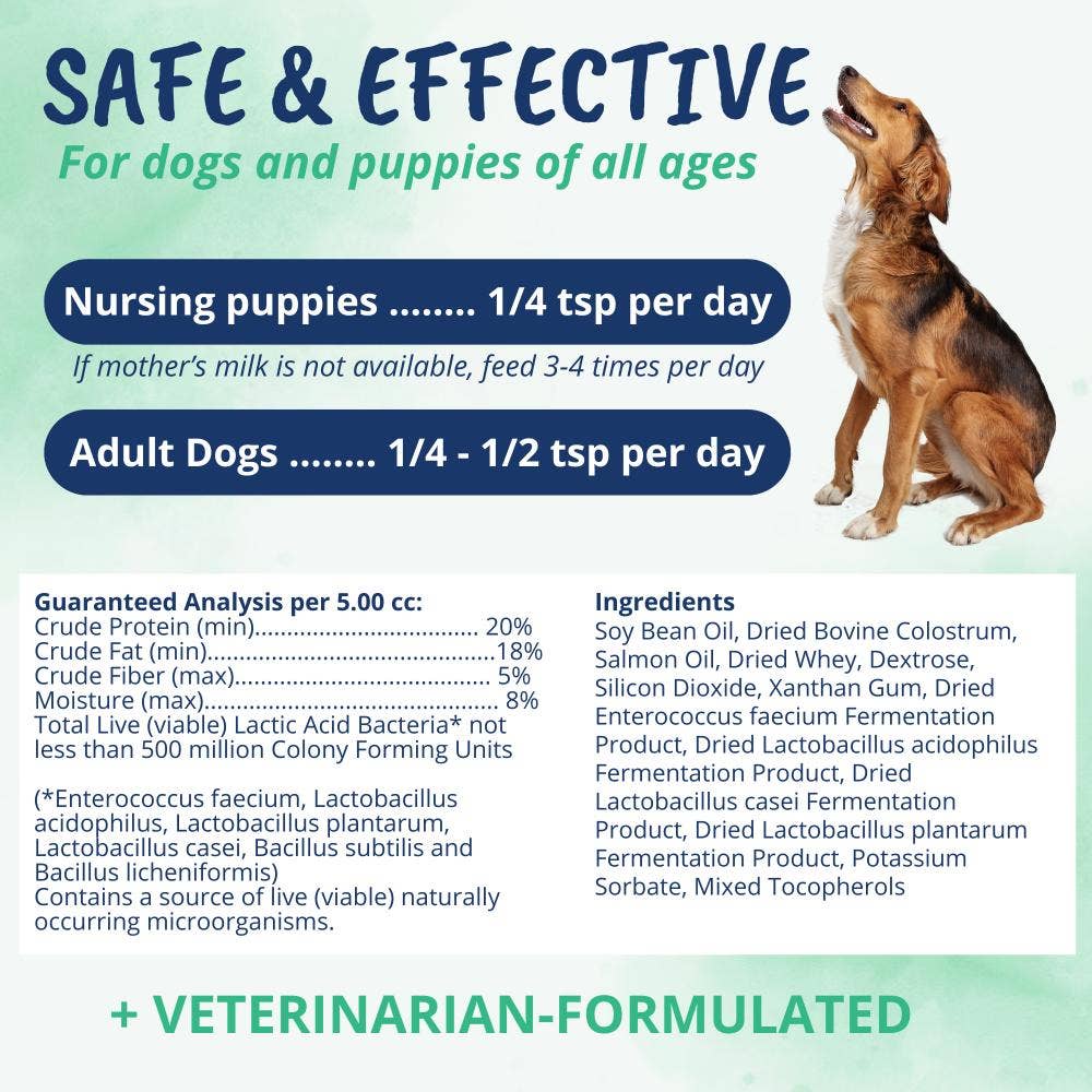 Under the Weather Colostrum Gel Squeezable for Dogs 30cc