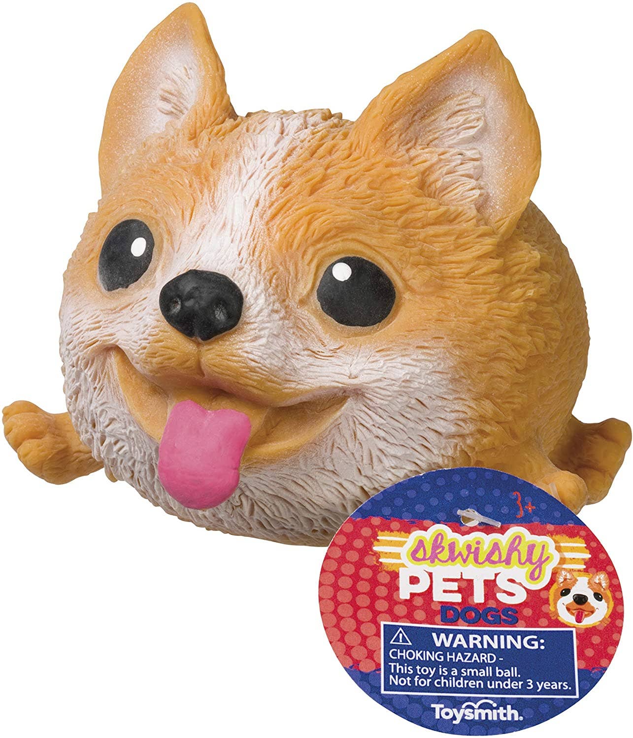 Skwishy 4.5" Pet Dogs, Asst, Stretch/Squish/Squeeze