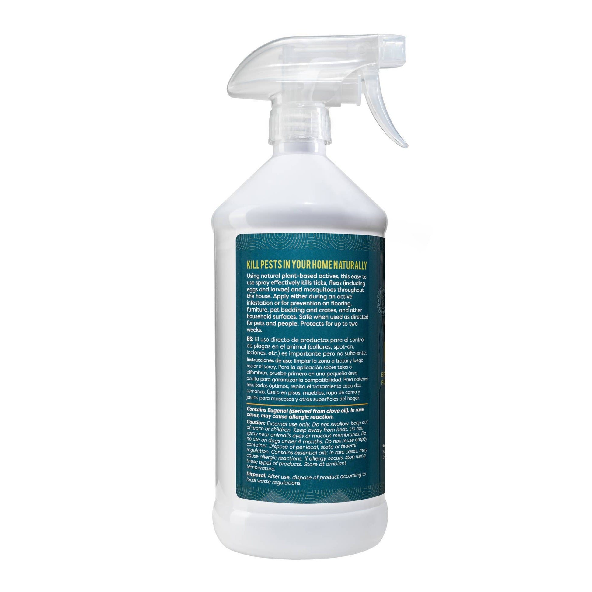 ALZOO Plant-Base Flea & Tick Home Spray. 32oz