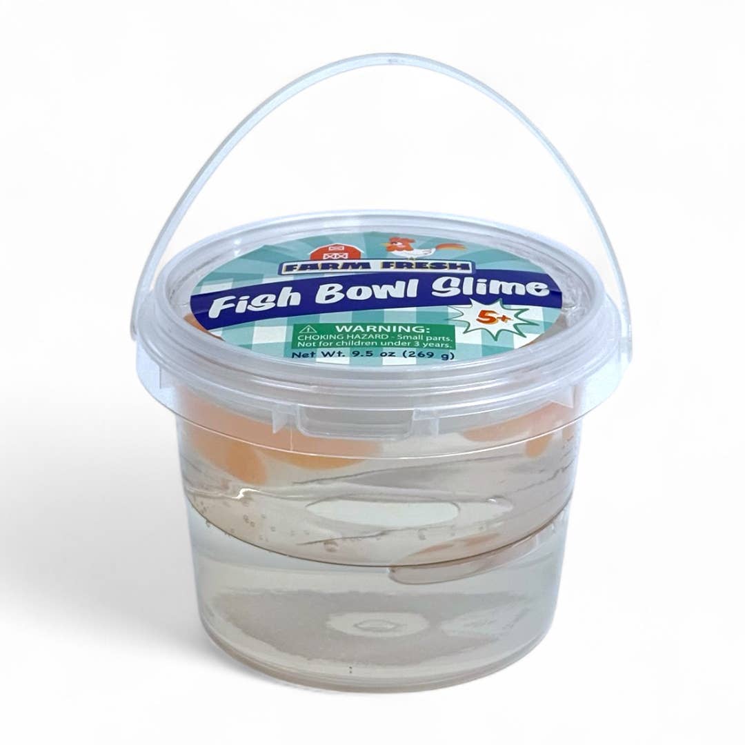 Fish Bowl Slime, Resealable Bucket