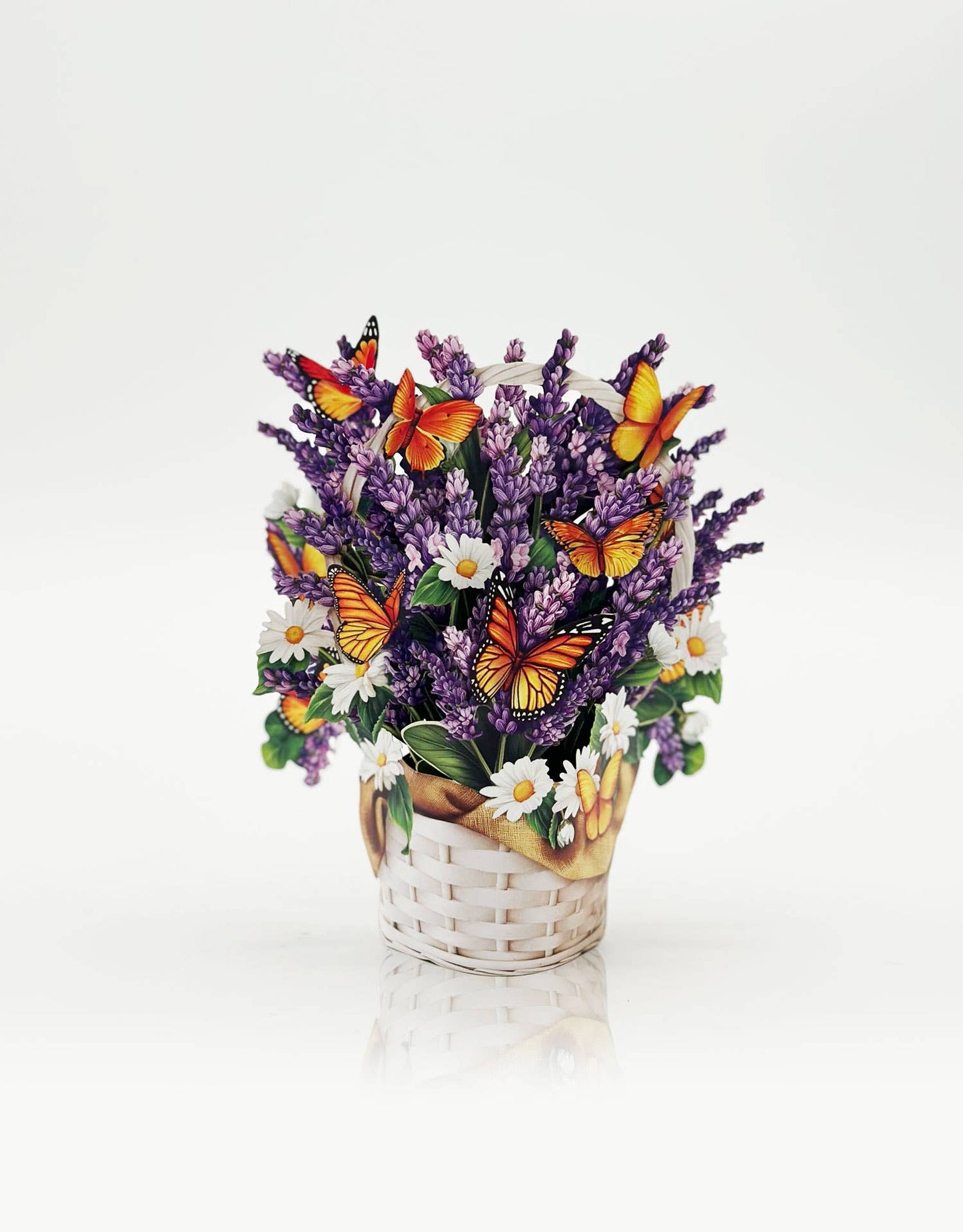 Mini Lavender & Butterflies (10 Pop-up Greeting Cards)