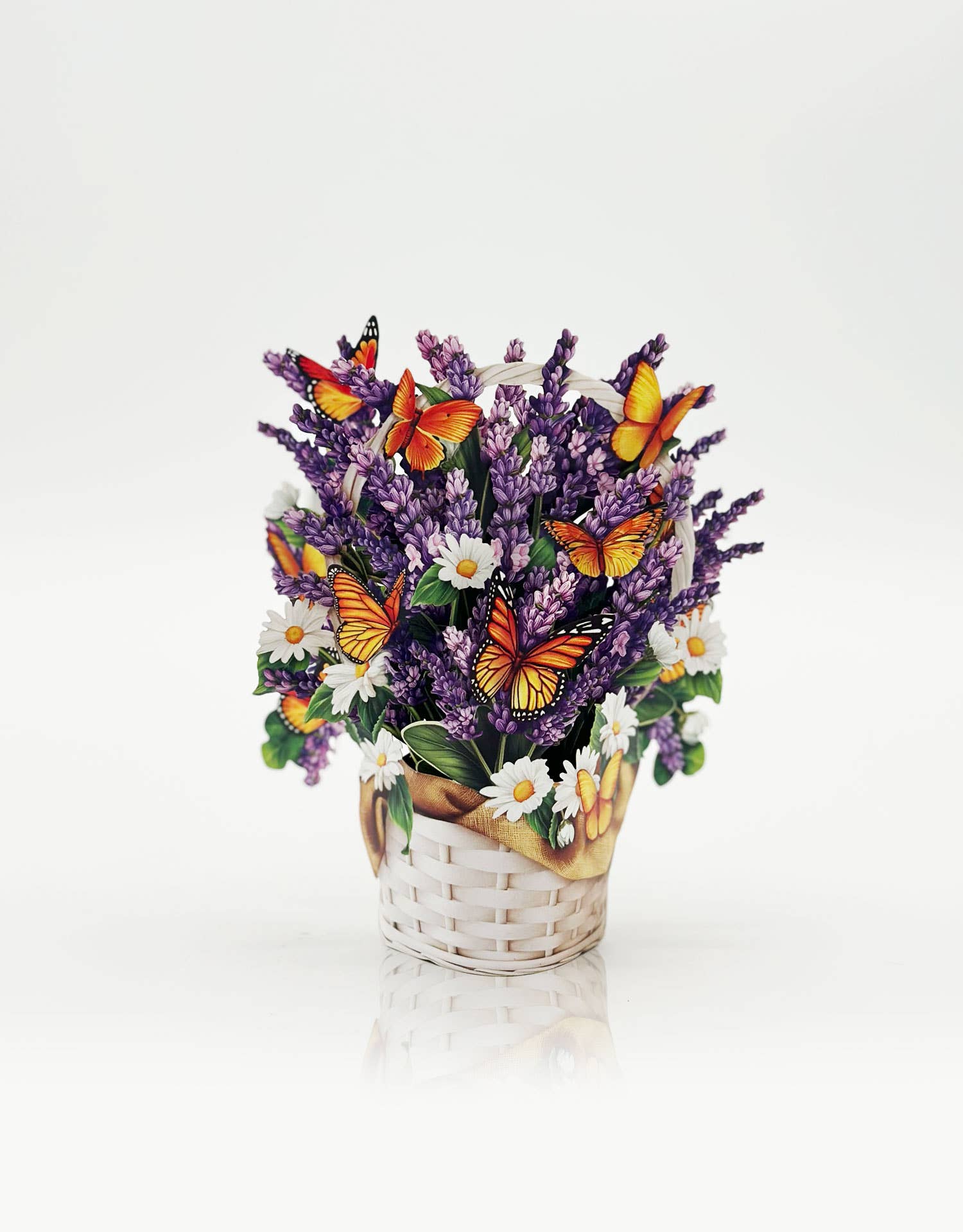 Mini Lavender & Butterflies (10 Pop-up Greeting Cards)