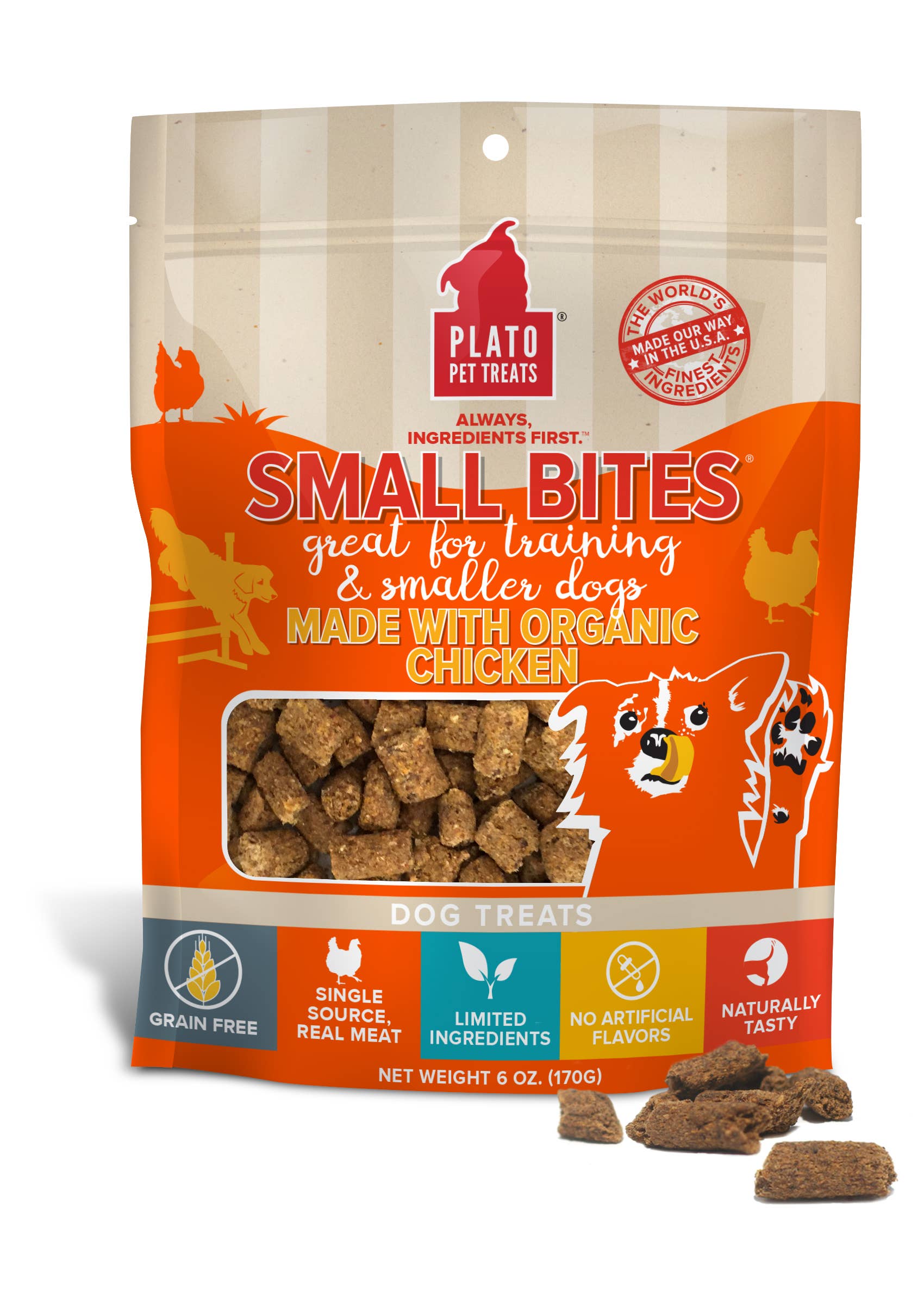 Plato Small Bites Organic Chicken 6oz