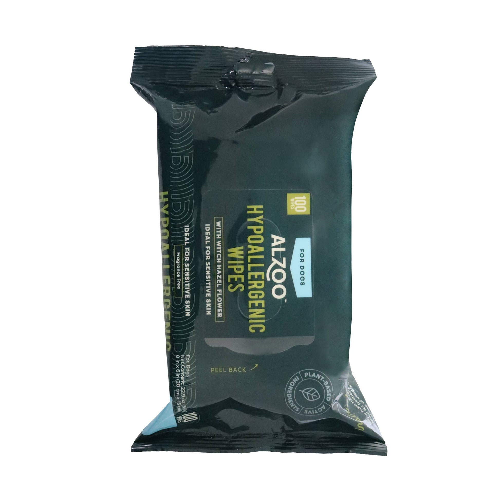 ALZOO PLANT-BASED HYPOALLERGENIC WIPES 100CT